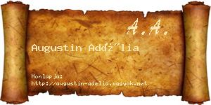 Augustin Adélia névjegykártya